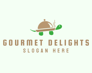 Turtle  Cloche Restaurant logo design