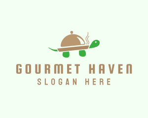 Turtle  Cloche Restaurant logo design