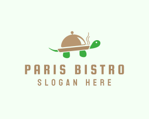 Turtle  Cloche Restaurant logo design