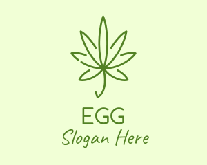 Marijuana Leaf Plant Logo