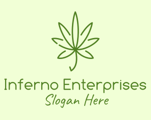 Marijuana Leaf Plant Logo