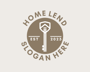 Home Mortgage Key logo design