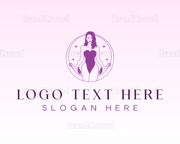 Sexy Female Body Logo