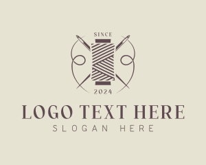 Thread - Needlecraft Sewing Thread logo design