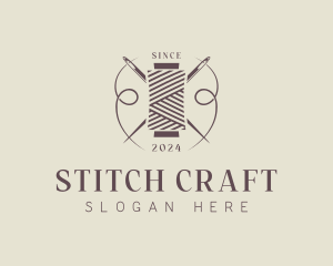 Needlecraft Sewing Thread logo design