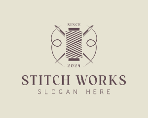 Needlecraft Sewing Thread logo design