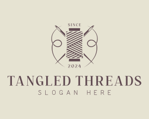 Needlecraft Sewing Thread logo design