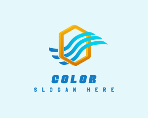 Cold - Cooling Air Conditioning logo design