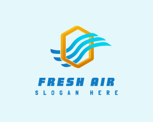 Cooling Air Conditioning logo design