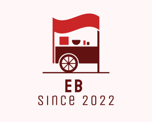 Cuisine - Red Food Cart logo design