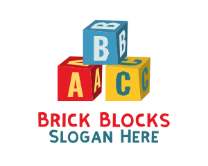 Blocks - Kiddie Alphabet Blocks logo design