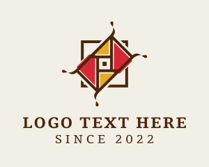 Black - Antique Carpet Fabric logo design