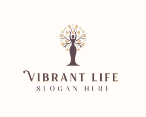 Woman Tree Spa logo design