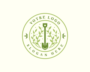 Shovel Leaf Landscaping  Logo