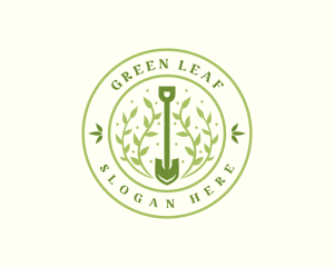 Shovel Leaf Landscaping  logo design