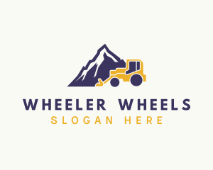 Mining Contractor Wheel Loader logo design