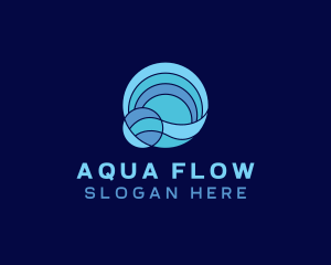 Hydration - Tsunami Ocean Wave logo design