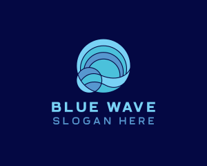 Tsunami Ocean Wave logo design