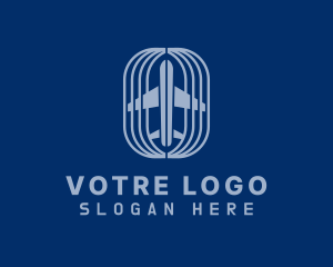 Aircraft - Blue Aviation Academy logo design