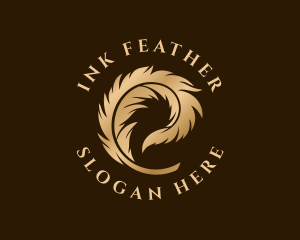 Quill - Elegant Quill Feather logo design