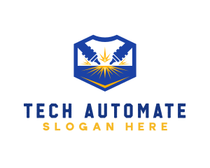 Automation - Mechanical Laser Engraving logo design