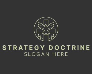 Doctrine - Holy Cross Dove logo design
