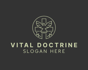 Doctrine - Holy Cross Dove logo design