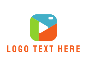 Video - Camera Media Player logo design