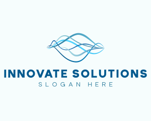 Start Up - Wave Innovation Tech logo design