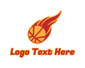 Fire - Basketball Fire logo design