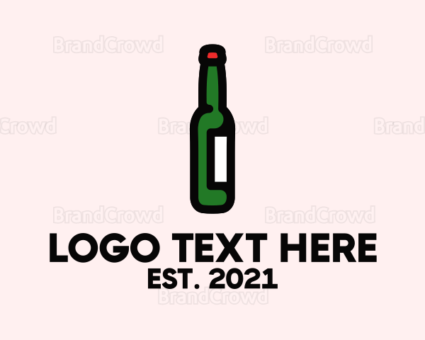 Wine Drink Bottle Logo