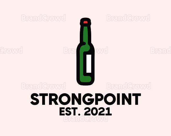 Wine Drink Bottle Logo