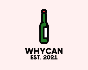 Cocktail - Wine Drink Bottle logo design