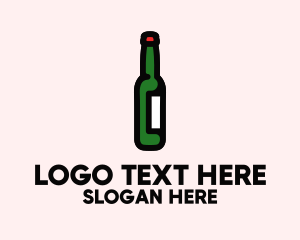 Wine Drink Bottle  Logo