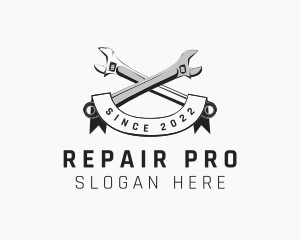 Mechanic Wrench Repair  logo design