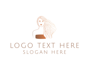 Vlogger - Beauty Cosmetics Woman logo design