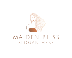 Maiden - Beauty Cosmetics Woman logo design