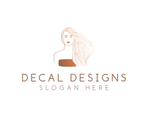 Beauty Cosmetics Woman logo design