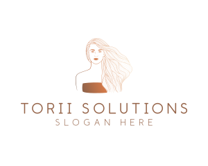 Beauty Cosmetics Woman logo design