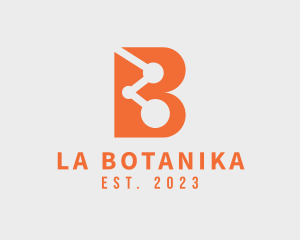 Internet - Digital Letter B logo design
