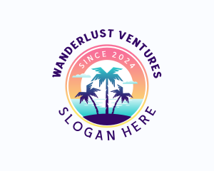 Traveling - Travel Island Vacation logo design