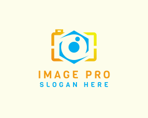 Frame Lens Camera logo design