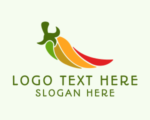 Flavor - Colorful Jalapeno Pepper logo design