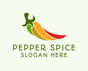 Pepper - Colorful Jalapeno Pepper logo design