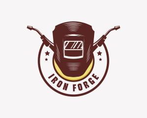 Welding Helmet Welder logo design