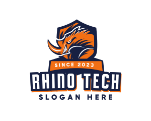 Wild Rhino Esports Gaming logo design