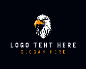 Patriotic Eagle Bird logo design