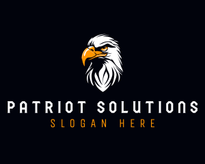 Patriotic Eagle Bird logo design