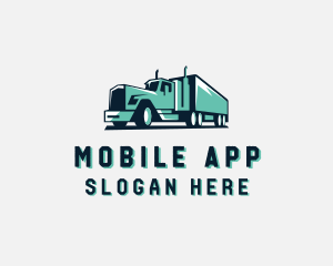 Trucking Mover Cargo Logo
