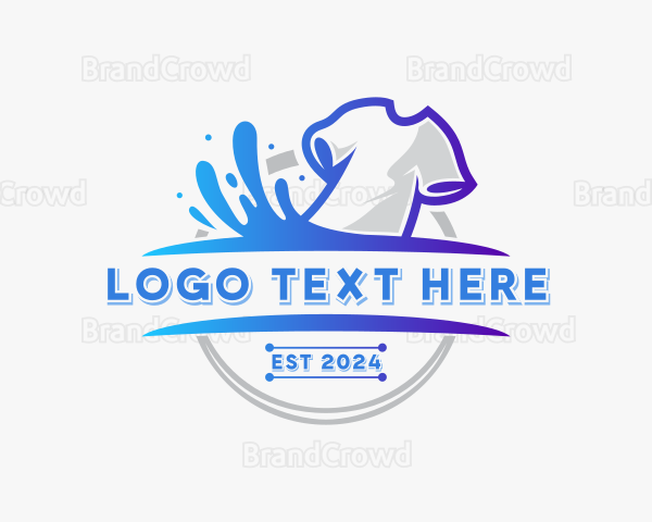 Tshirt Apparel Laundromat Logo